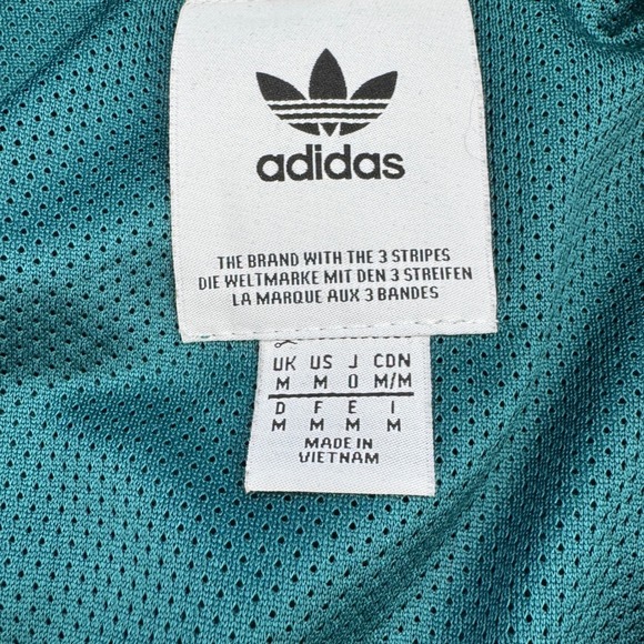 Adidas Equipment BOLD ADV 91 18 Track Jacket Teal White Mens Medium Full Zip - Picture 5 of 8